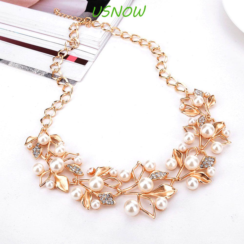 USNOW (MớI) Vòng cổ + Bông Tai ĐíNh Đá Xinh XắN