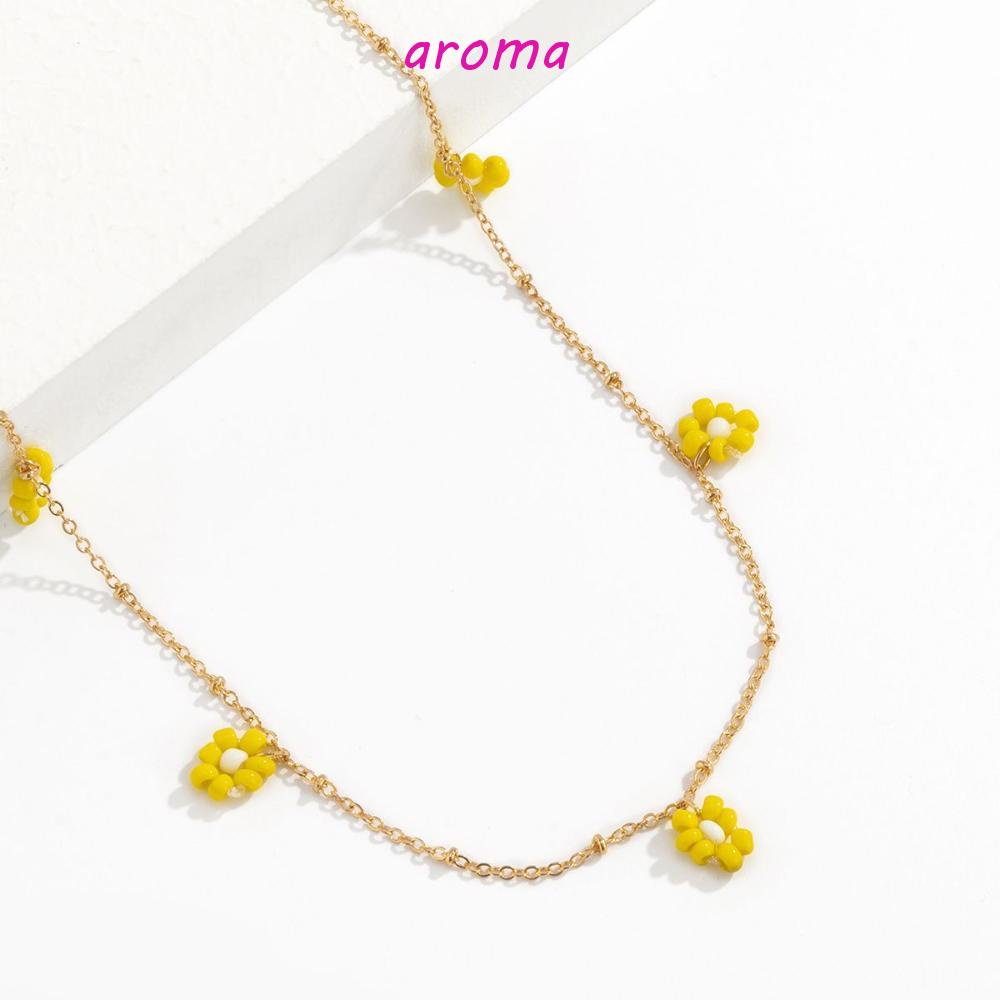 AROMA Dây Xích Đeo Hông Đính Hạt Phong Cách Boho Đơn Giản Tùy Chỉnh Thời Trang Cho Nữ