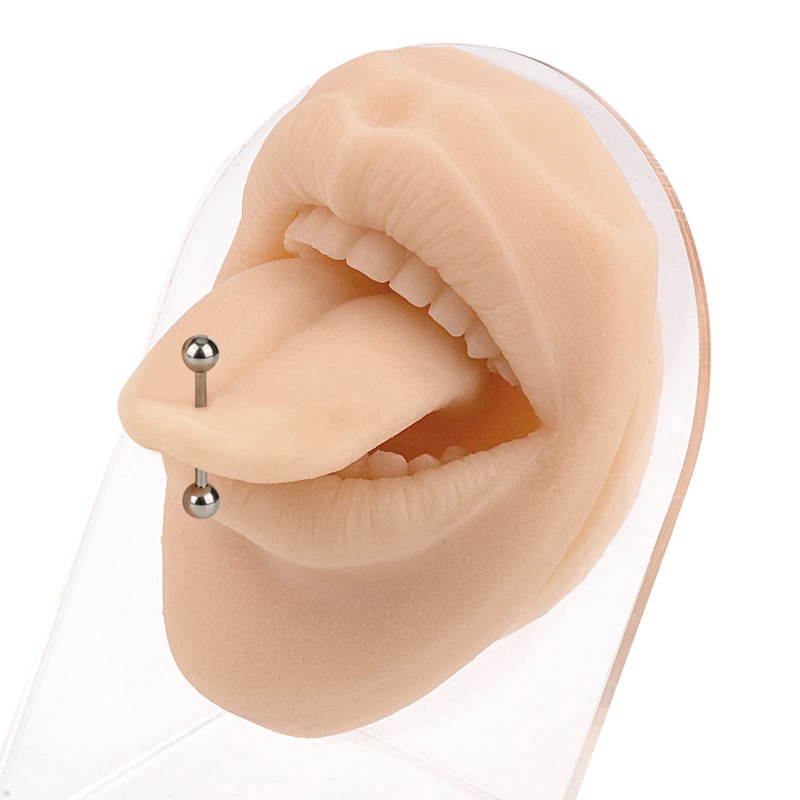 Mô Hình Miệng Người Bằng Silicone Dùng Luyện Tập Trang Sức