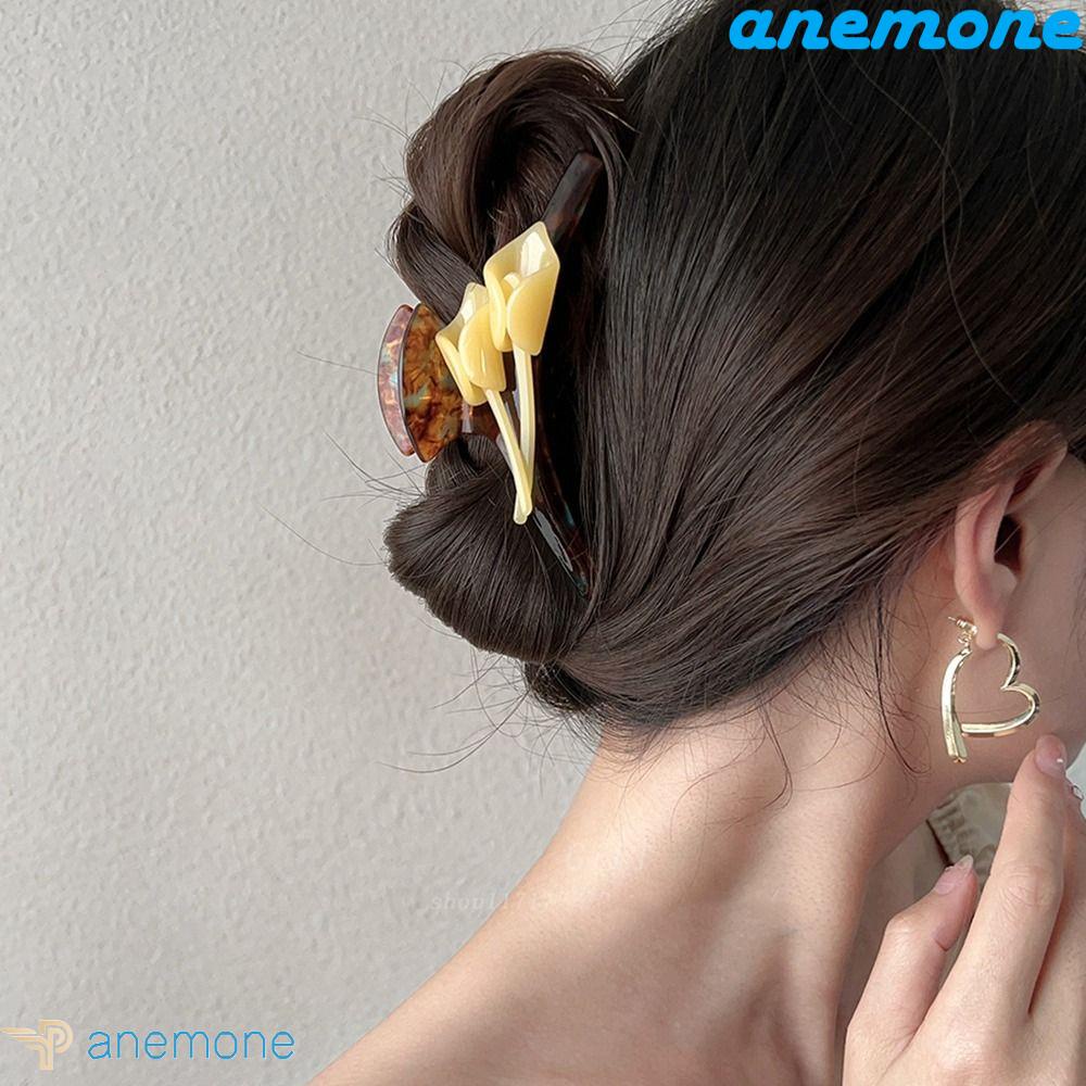 ANEMONE Kẹp Tóc Hình Hoa Sen / Cá Mập Độc Đáo Thời Trang Cho Nữ