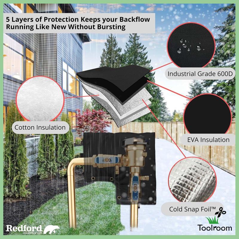 Vỏ Bọc Bảo Vệ Hệ Thống Tưới Nước Sân Vườn Cách Nhiệt Chống Tràn Tiện Dụng