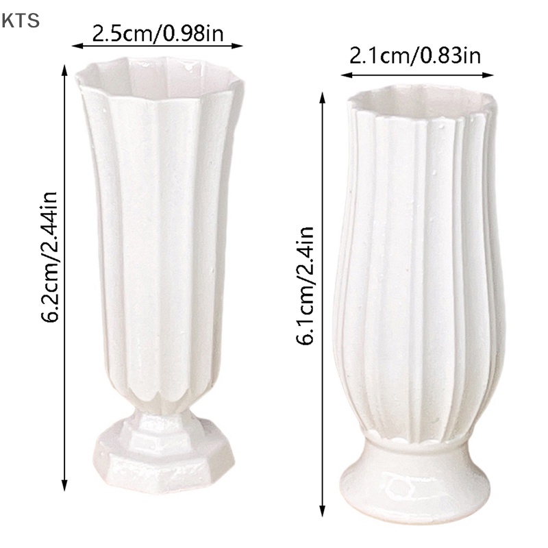 Bình Hoa Mini Tỉ Lệ 1 / 6 Xinh Xắn Dùng Để Trang Trí Nhà Búp Bê