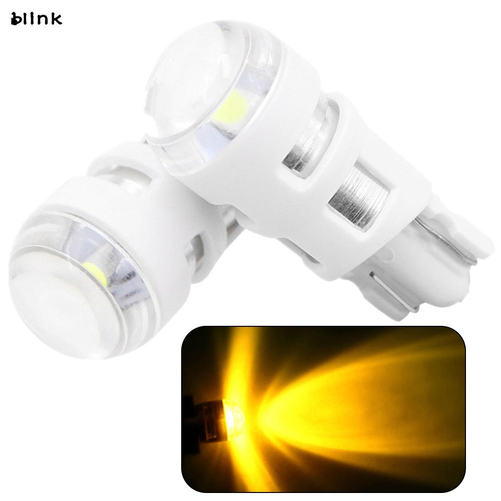 Set 2 Đèn LED T10 3030 Ánh Sáng Trắng Dành Cho Ô Tô