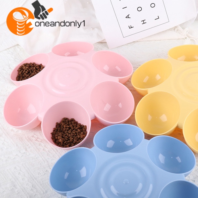 Bát Đựng Nước Uống 6 Ngăn Đa Năng Cho Thú Cưng