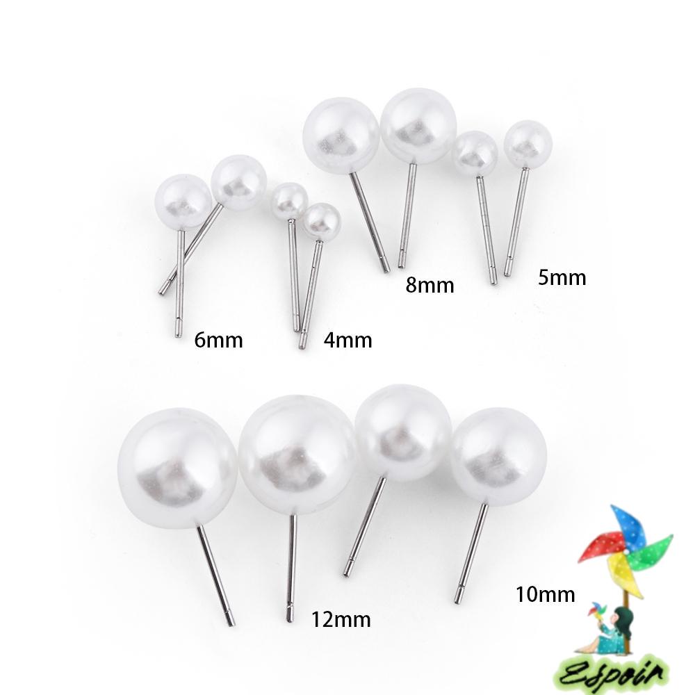 ESPO Set 5 / 10 / 12 Cặp Bông Tai Tròn Thời Trang Nữ