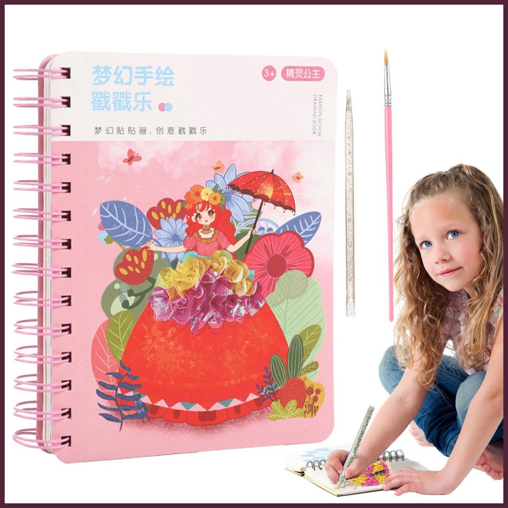 Sticker Dán Trang Trí Sách Vẽ Tay Thời Trang Có Thể Tái Sử Dụng