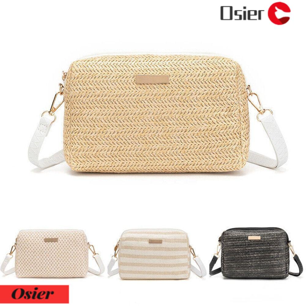 OSIER1 Túi Xách Đan Rơm Thời Trang Mùa Hè