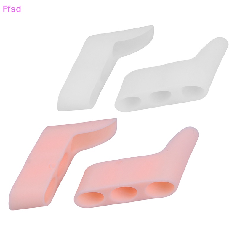 {Ffsd} Một Cặp Đệm Silicon Tách Ngón Chân Giảm Đau Chỉnh Sửa Chân hallux Thung Lũng * Bán Chạy
