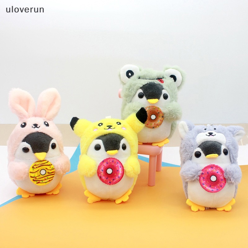 Móc Khóa Hình Chim Cánh Cụt Nhồi Bông Xinh Xắn Dễ Thương