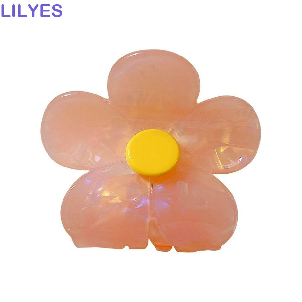 Kẹp Tóc Càng Cua Nhỏ Hình Hoa Phong Cách Retro Cho Nữ