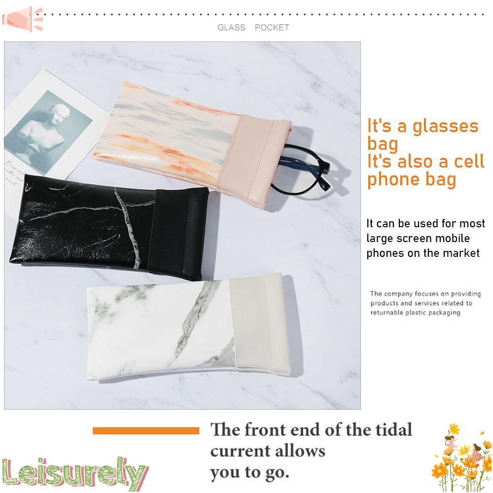 LEILY Túi Mềm Đựng Mắt Kính Cầm Tay Tiện Lợi