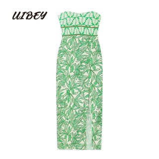 Đầm In Chữ UIBEY Thời Trang Quyến Rũ 2112