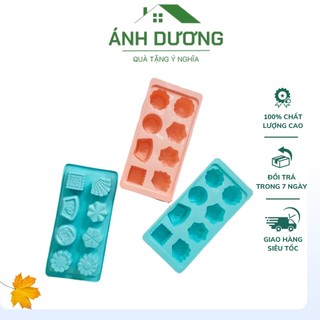 Khay Làm đá, Khuôn Làm đá Thạch 8 Viên Hoa Văn Việt Nhật