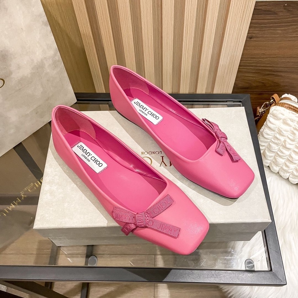 Giày Bệt Đế Mềm Đính Kim Sa Thắt Nơ Phong Cách Thời Trang Mới 2023