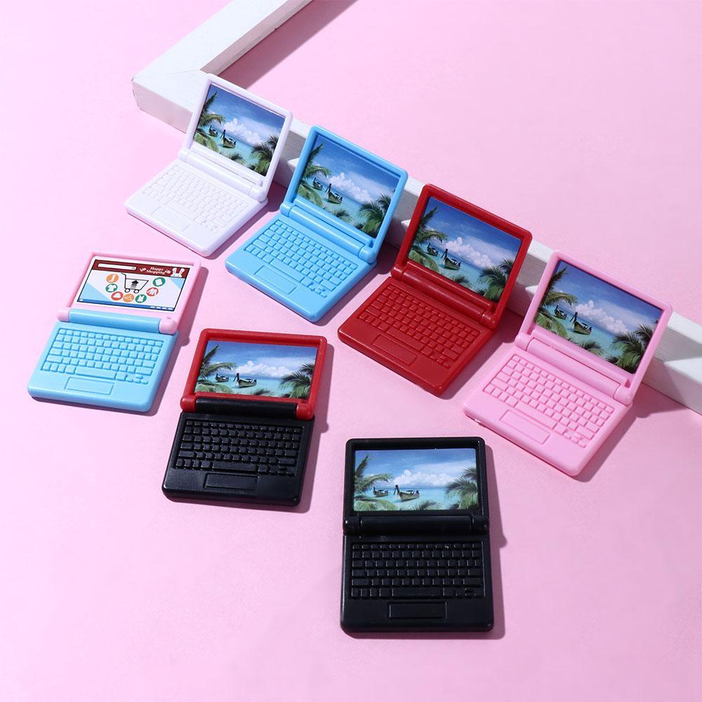 Nickolas Mô Hình Máy Tính Xách Tay Mini Tỉ Lệ 1: 12 Trang Trí Nhà Búp Bê diy