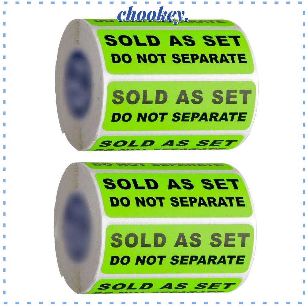 CHOOKEY Bán Như Một Bộ Nhãn Dán Tự Dính Màu Xanh Lá Huỳnh Quang Dùng Đóng Gói Hàng Cho Văn Phòng