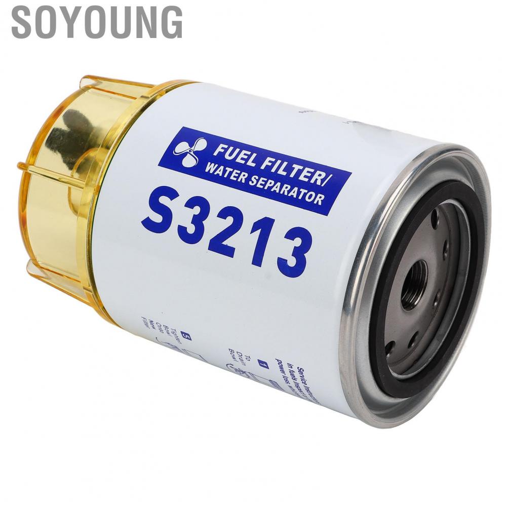 Soyoung Fuel Water Separator Durable Stable Performance 35‑60494‑1 Efficient Plastic Plug and Play for Marine Tractors