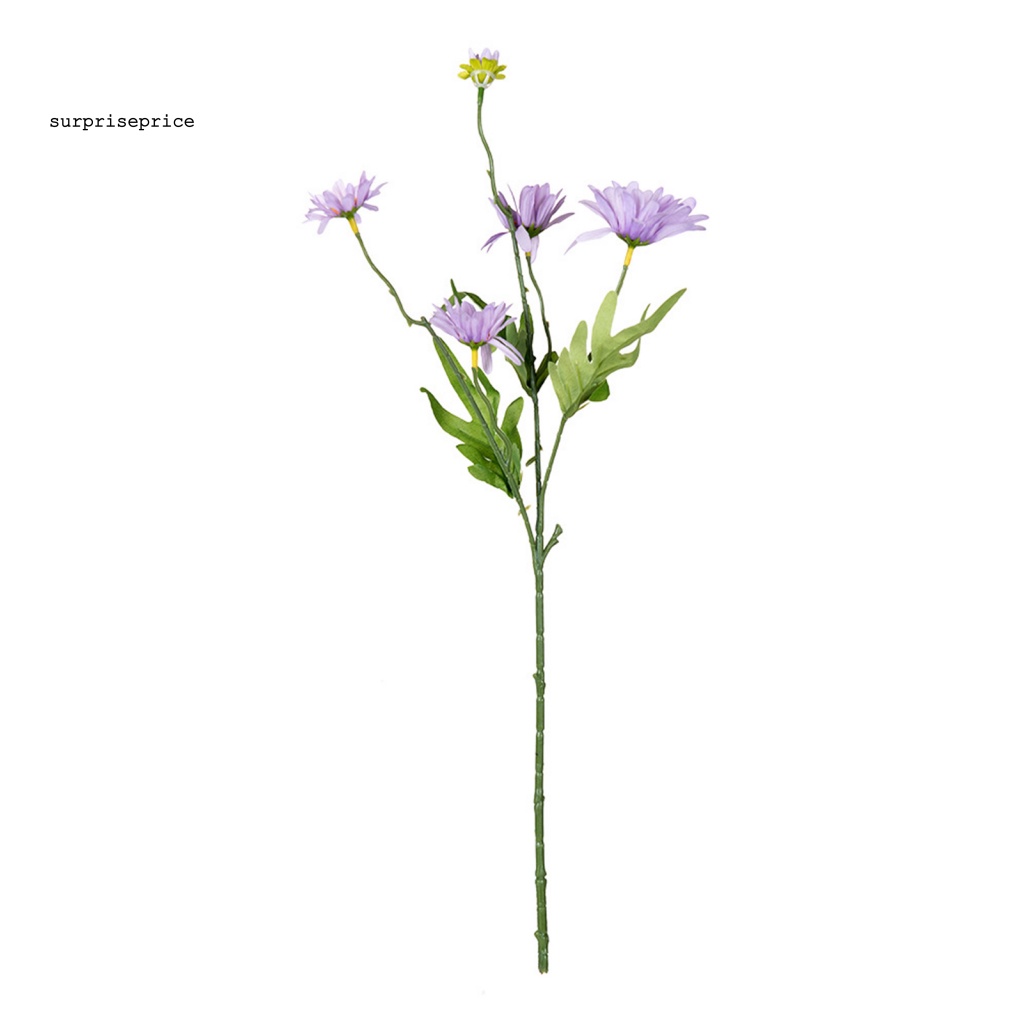 1 Bông Hoa Cúc Nhân Tạo Bằng Vải Sống Động Trang Trí Nhà Cửa / Văn Phòng / Tiệc Cưới