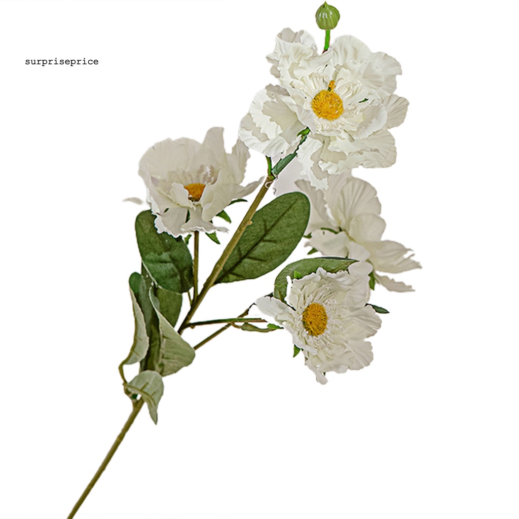 1 Bông Hoa Cúc Nhân Tạo Bằng Vải Dùng Cho Trang Trí Tiệc Cưới DIY