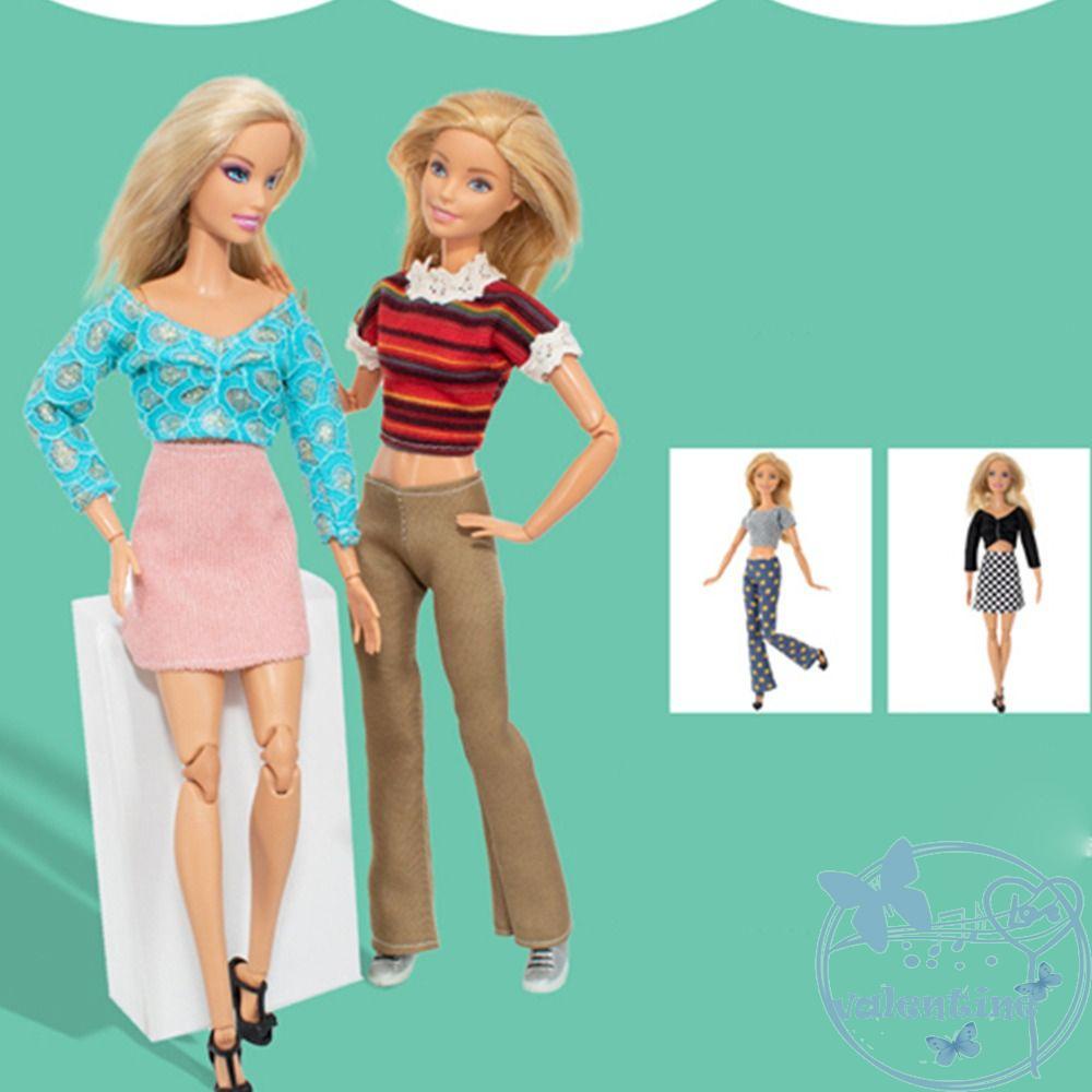 AVALENTINE Bộ Quần Áo Thời Trang Cho Búp Bê Tỉ Lệ 1 / 6