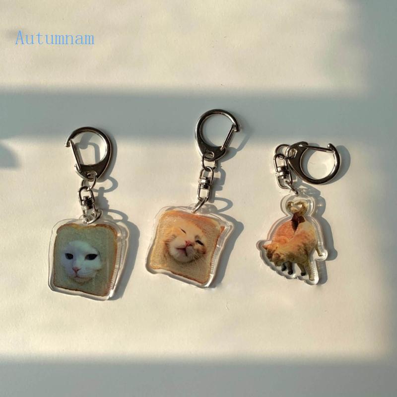 Móc Khóa Hình Chú Mèo Có Thể Thu Gọn