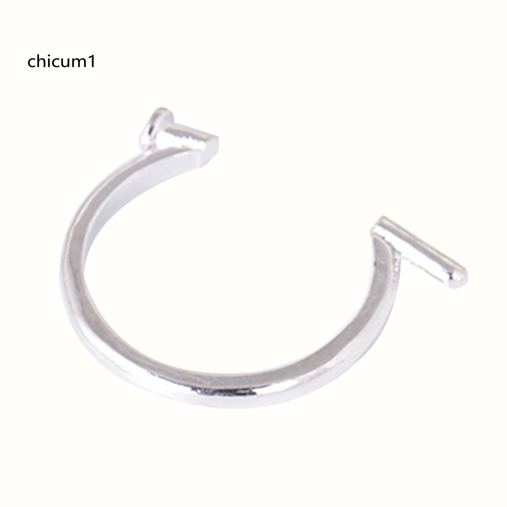 Nhẫn Hình Móng Tay Giả Unisex Sáng Tạo Có Thể Điều Chỉnh Kích Cỡ
