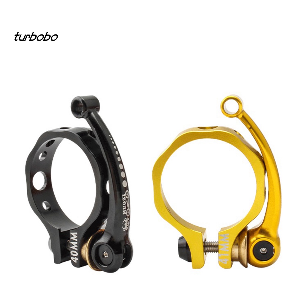 Kẹp Ống Yên Xe Đạp Tháo Lắp Nhanh Màu Trơn Turbobobo