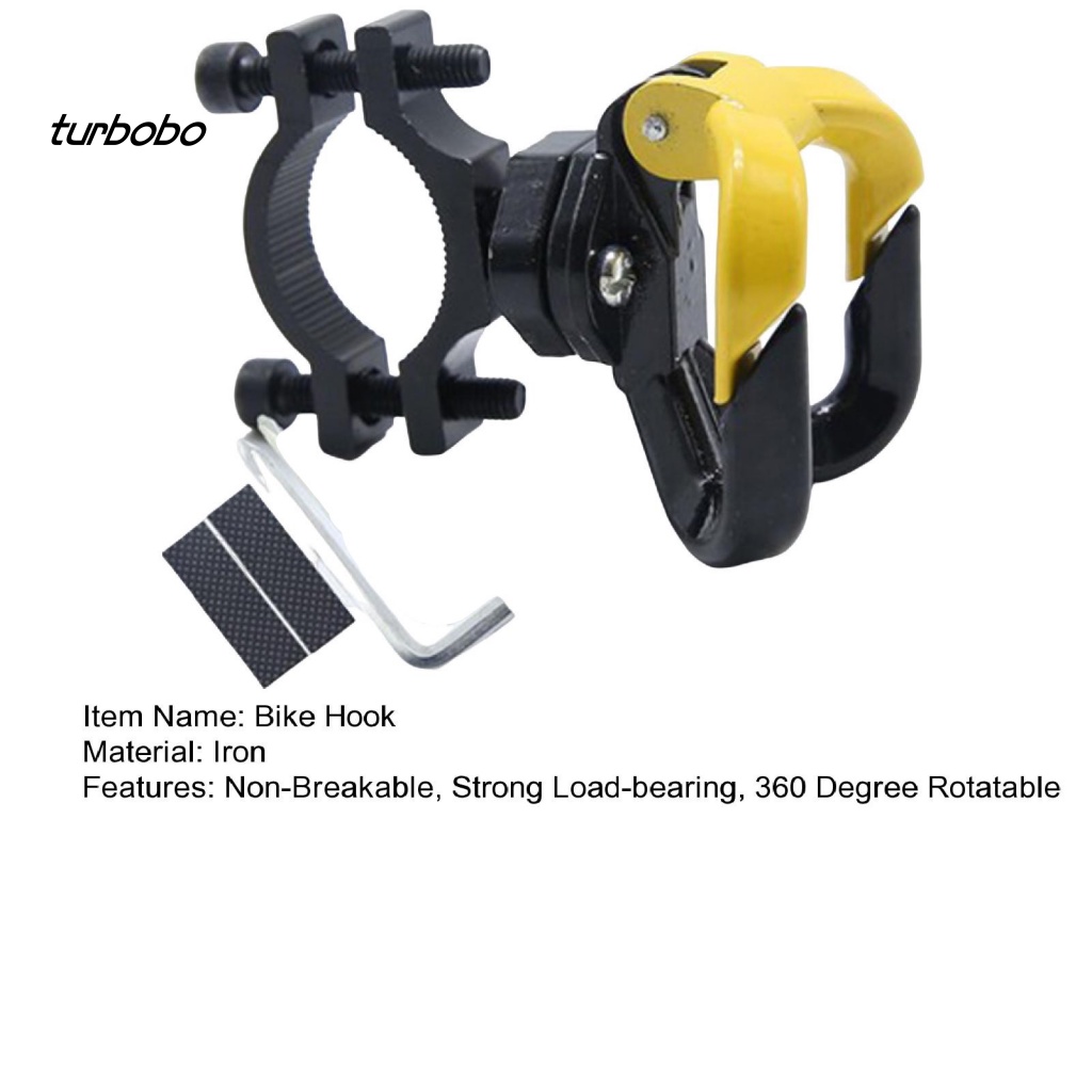 1 Bộ Móc Treo Xe Đạp Hai Đầu Bằng Sắt Bền Chống Rơi Chịu Tải Nặng Không Có Thể Được Sức Nặng