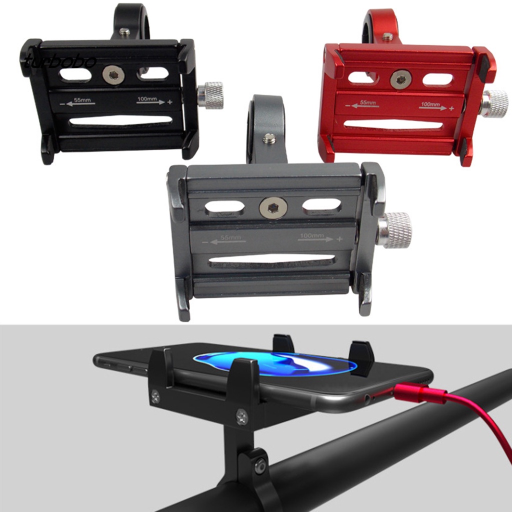 Giá Đỡ Điện Thoại Bằng Hợp Kim Nhôm Gắn Xe Đạp Leo Núi Tiện Dụng