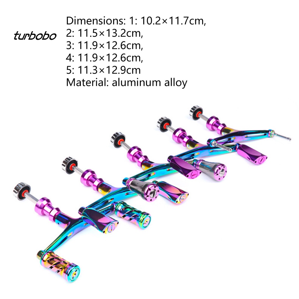 Turbobo Tay Quay Máy Câu Cá Bằng Hợp Kim Nhôm Thay Thế Chống Ăn Mòn