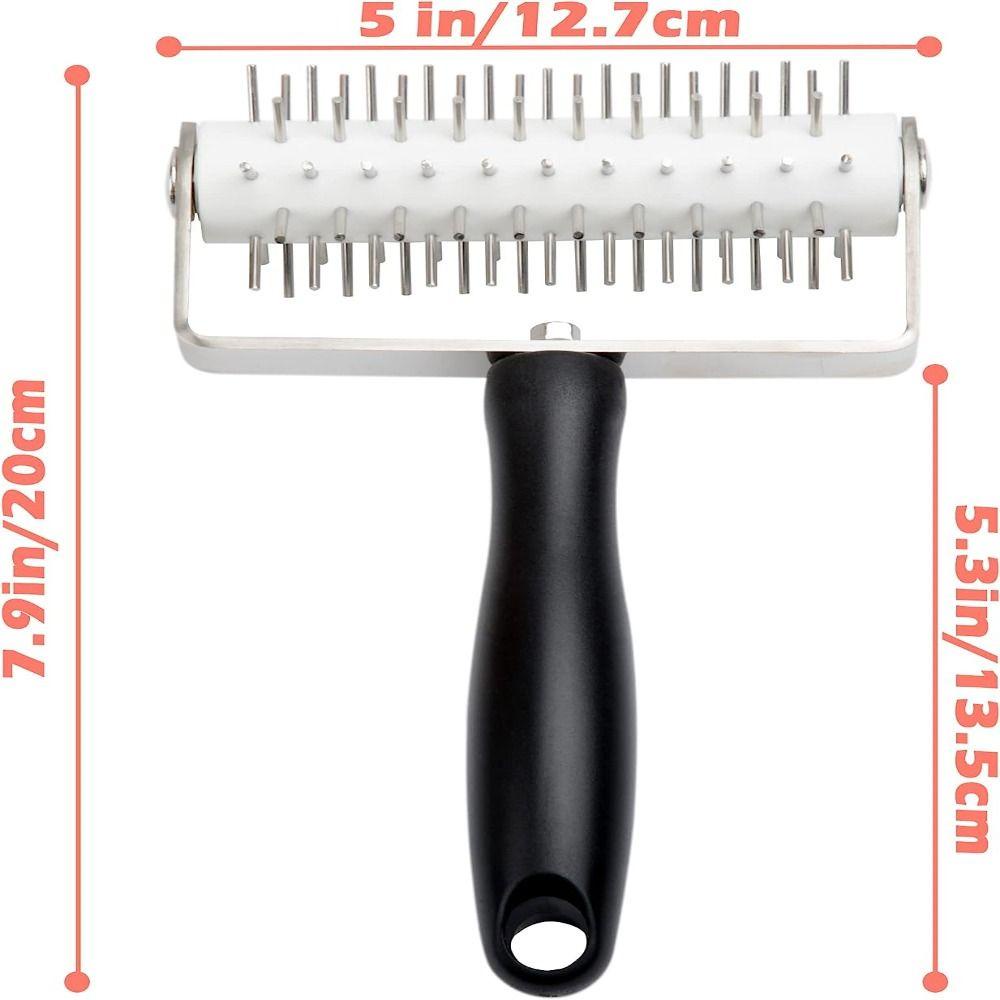 LONTIME Dụng Cụ Đục Lỗ Làm Bánh Pizza 7.9 * 5 Inch Bằng Thép Không Gỉ