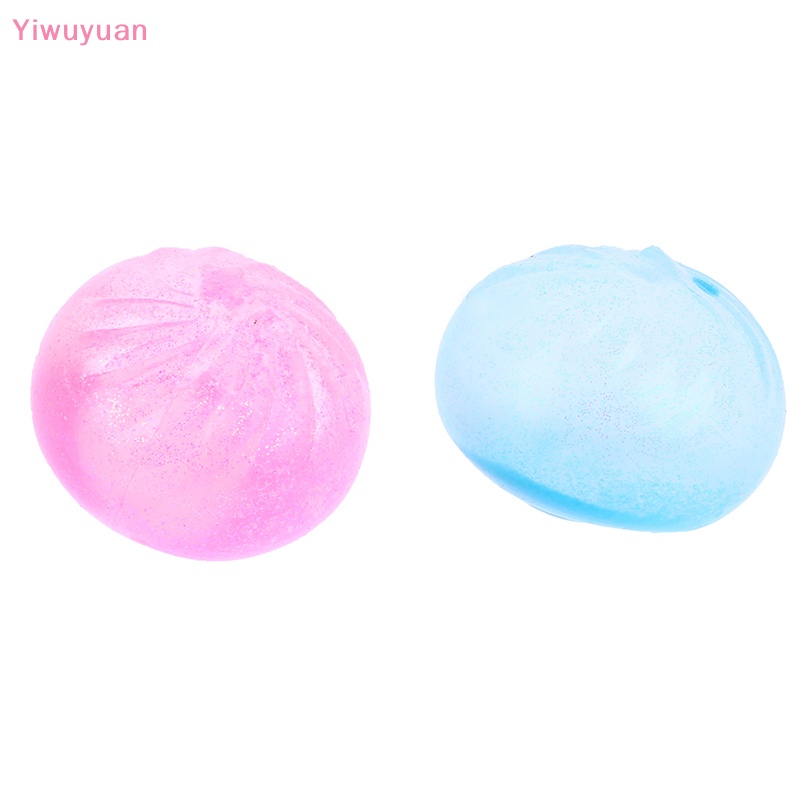 < Yiwuyuan > Đồ Chơi Maltose Bánh Bao Hấp Phát Nhạc Đàn Hồi Chậm Màu Vàng Kim Sáng Tạo Mới Cho Trẻ Em