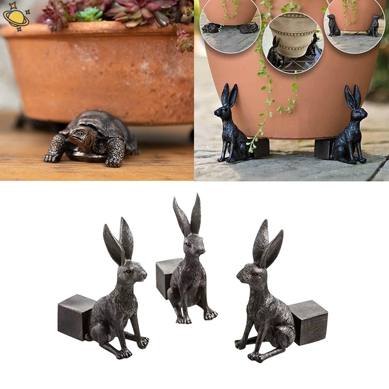 Giá Đỡ Chậu Cây Hình Động Vật Độc Đáo Chống Chảy Nước Tiện Dụng