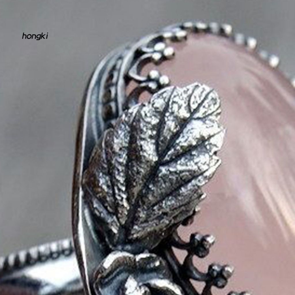 Nhẫn Đeo Tay Kim Loại Đính Đá Vintage Cho Nữ