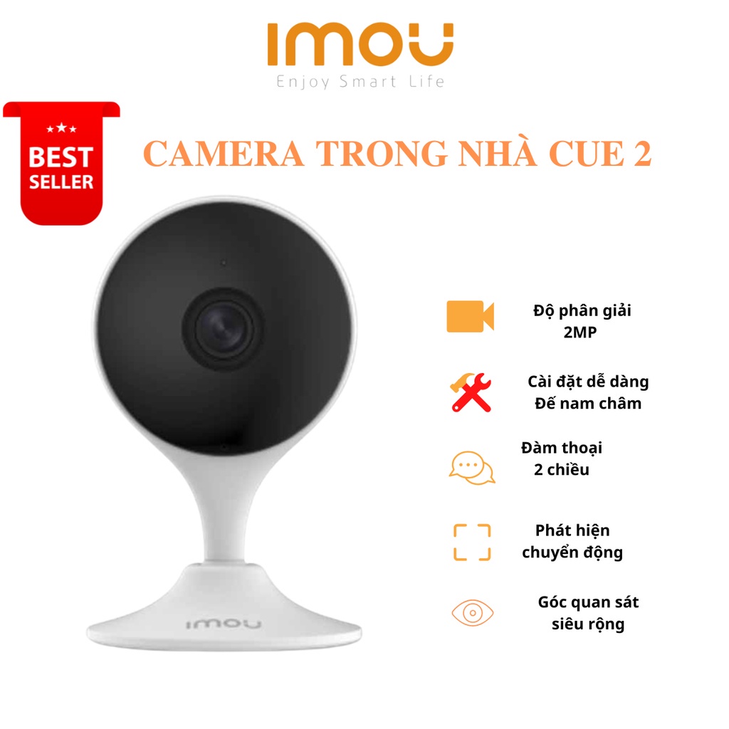 Camera WIFI trong nhà IMOU C22SP/C22EP/C22FP 1080p cố định, góc rộng, đàm thoại 2 chiều, chính hãng,