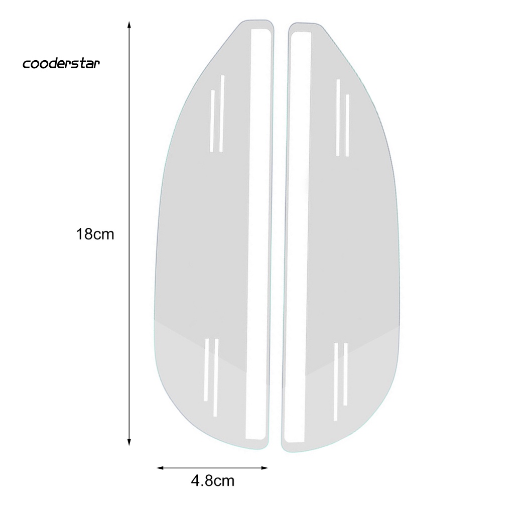 1 Cặp Miếng Dán Bảo Vệ Kính Chiếu Hậu Chống Trầy Chống Trượt Cho Taxi