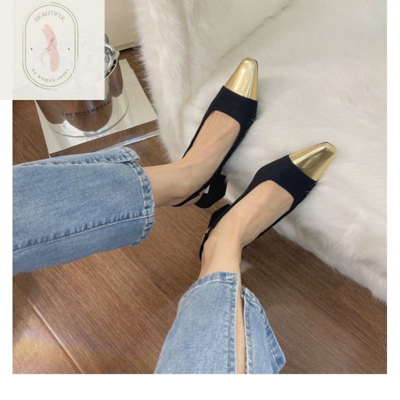 Sandal Cao Su PU Đế Dày 3-5cm Phong Cách Thời Trang Mới 2023