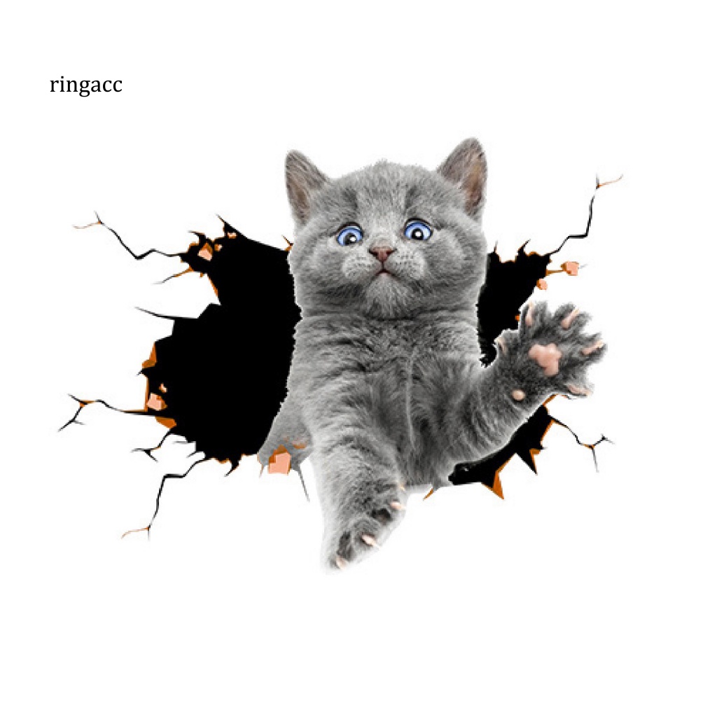 Miếng Dán Đề Can 3D Bắt Mắt Chống Nước Vui Nhộn Trang Trí Nhà Cửa / Xe Hơi