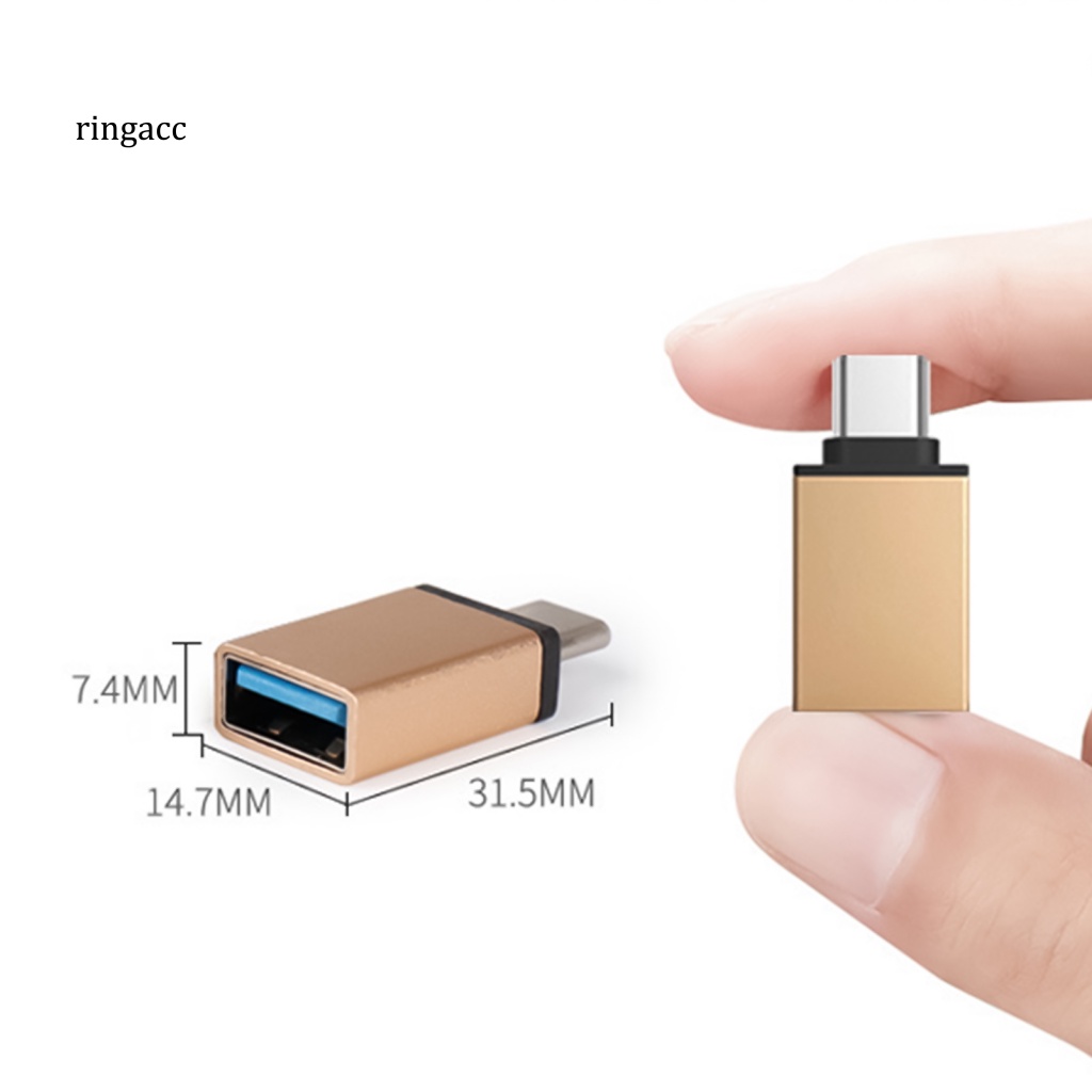 Set 2 Đầu Chuyển Đổi USB 30 OTG USB Sang Type-C Chuyên Dụng Cho Điện Thoại Thông Minh