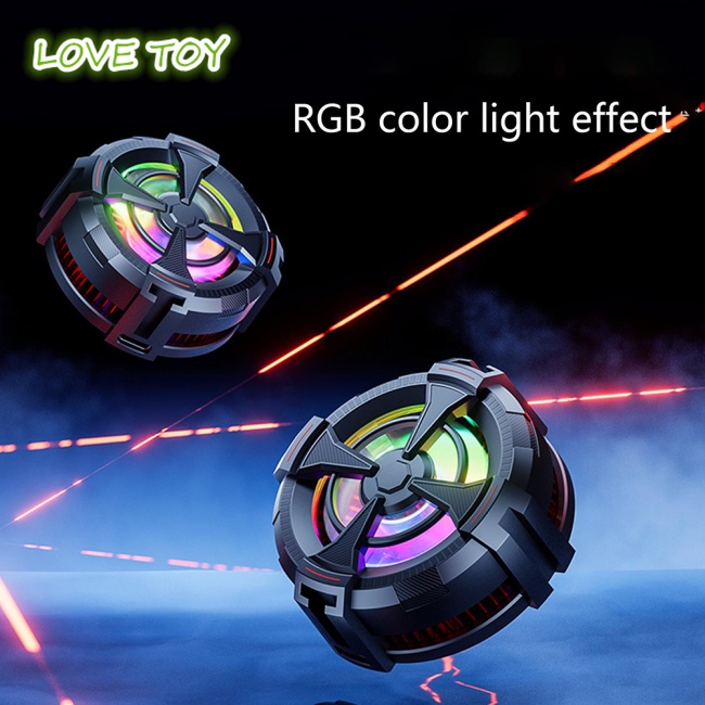 Quạt Tản Nhiệt 2 Trong 1 Gắn Điện Thoại Hỗ Trợ Chơi Game Tiện Dụng