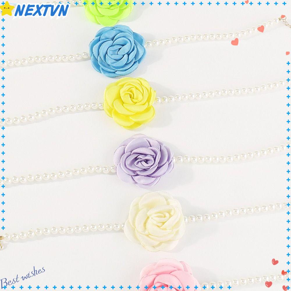 NEXTVN Vòng Cổ Choker Đính Hạt Nhiều Màu Sắc Dùng Làm Trang Sức Đám Cưới