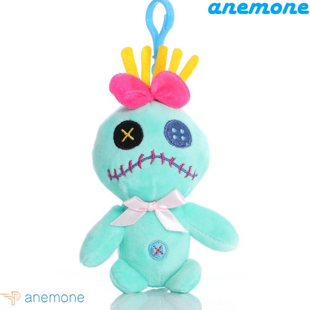 ANEMONE Móc Khóa Hình Thú Nhồi Bông Hoạt Hình Stitch Dễ Thương