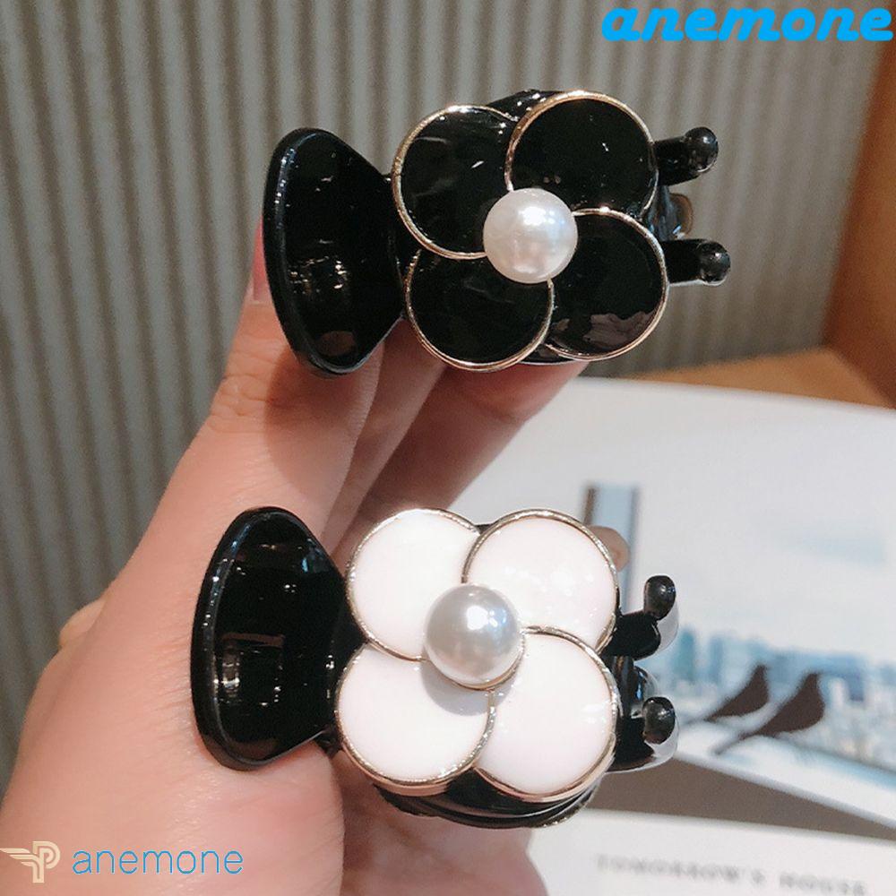 ANEMONE Kẹp Tóc Nhỏ Hình Hoa Trà Bằng Nhựa Resin Dễ Thương Cho Bé Gái