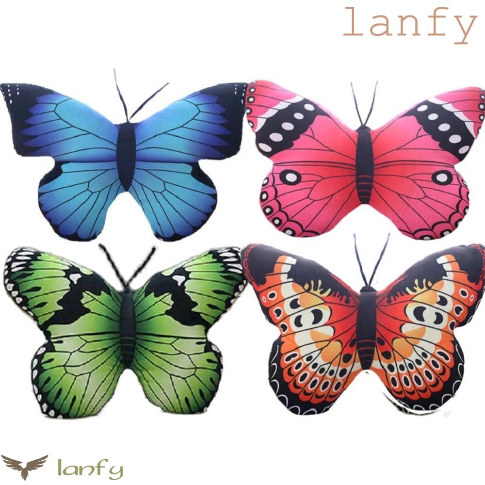 LANFY Đồ chơi nhồi bông Hình Bướm Mềm Mại Đáng Yêu Cho Bé