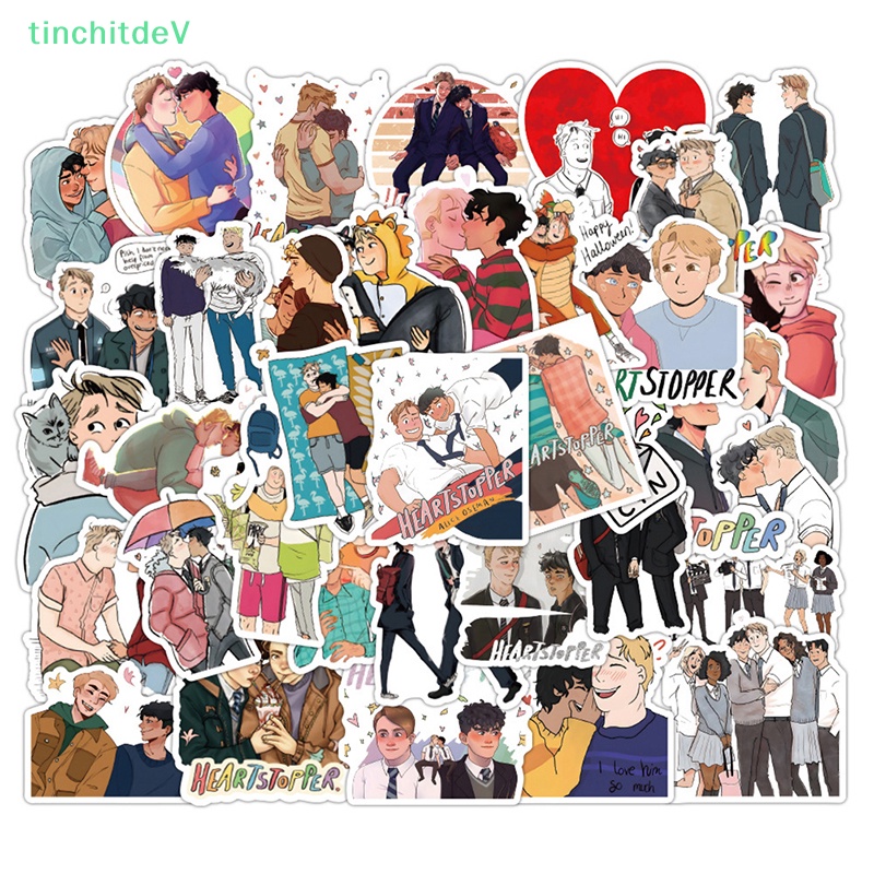 Bộ 50 Miếng Dán Trang Trí Laptop / Mũ Bảo Hiểm / Ván Trượt / Xe Hơi Họa Tiết Graffiti Độc Đáo DIY