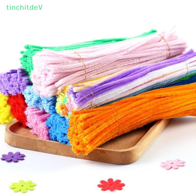 [TinchitdeV] Set 100 Dụng Cụ Làm Sạch Ống Nước Bằng Tay Nhiều Màu Sắc Giáo Dục Trẻ Em [Mới]