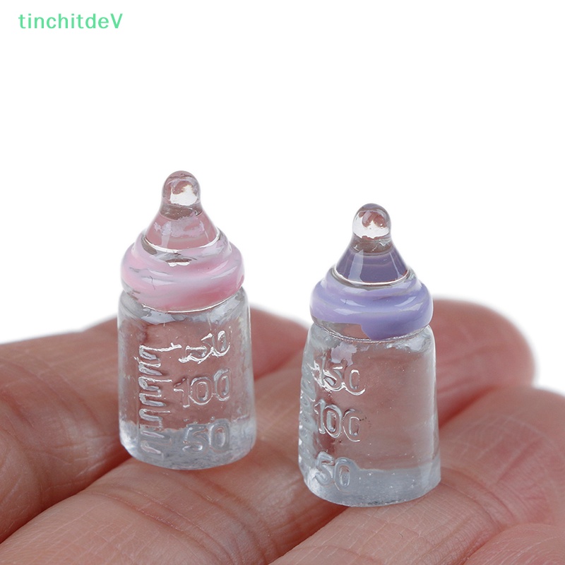 [TinchitdeV] Set 10 Bình Sữa Đồ Chơi mini Trong Suốt Có Thể Bơm Phồng Làm Quà Tặng Cho Bé [Mới]