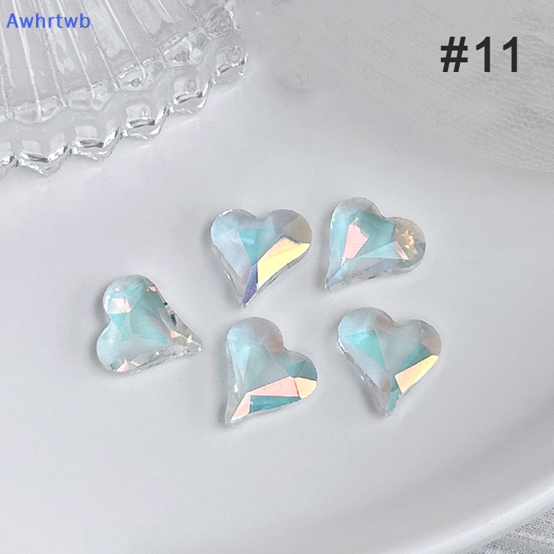 Awhrtwb Đá Pha Lê Dạng Nhấn Hình Sao Biển Trái Tim Resin Trang Trí Móng Tay Nghệ Thuật