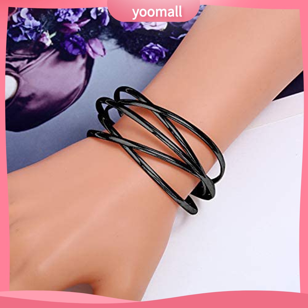Vòng Tay Nhiều Lớp Dạng Hở Hình Thánh Giá Thời Trang Cho Nữ