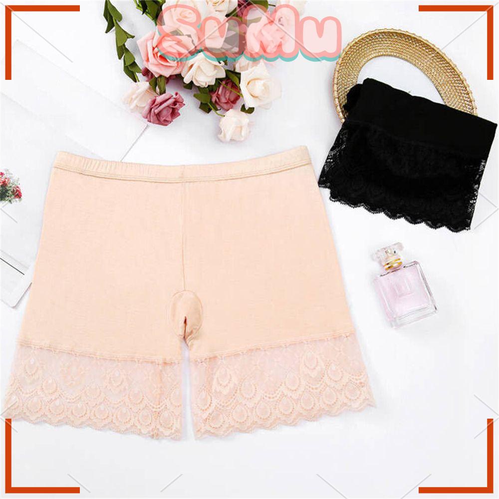 SUMU Quần An Toàn Phối Ren Thoáng Khí Dành Cho Nữ